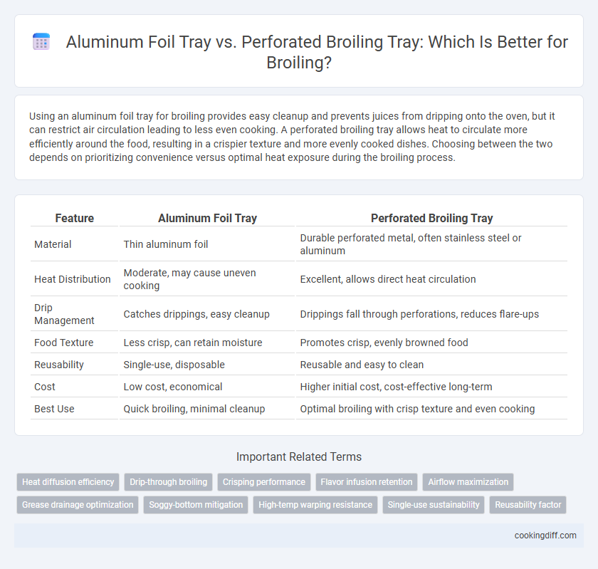 Aluminum Foil Tray vs. Perforated Broiling Tray: Which Is Better for Broiling?