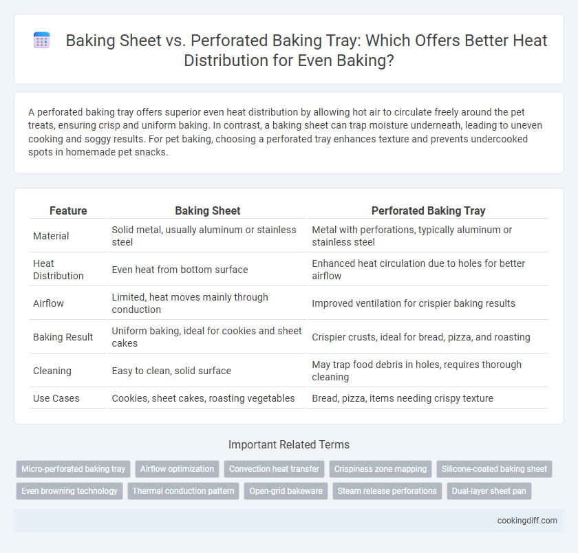 Baking Sheet vs. Perforated Baking Tray: Which Offers Better Heat Distribution for Even Baking?