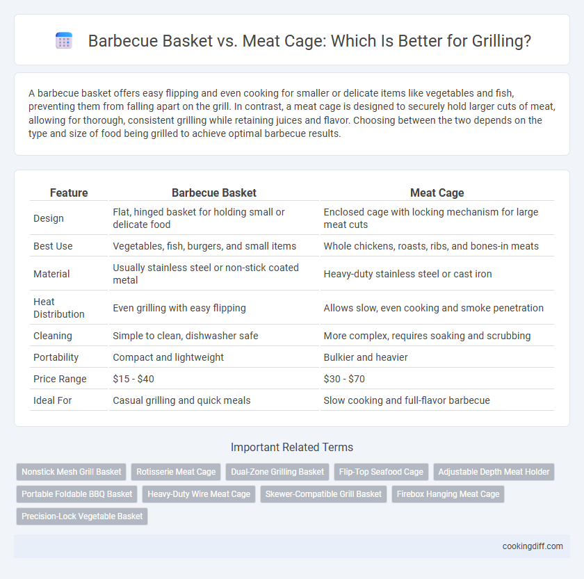 Barbecue Basket vs. Meat Cage: Which Is Better for Grilling?