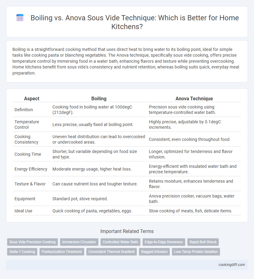 Boiling vs. Anova Sous Vide Technique: Which is Better for Home Kitchens?