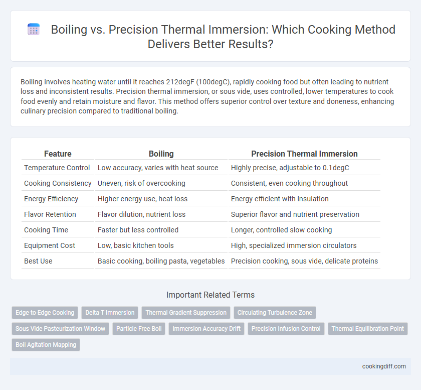 Boiling vs. Precision Thermal Immersion: Which Cooking Method Delivers Better Results?