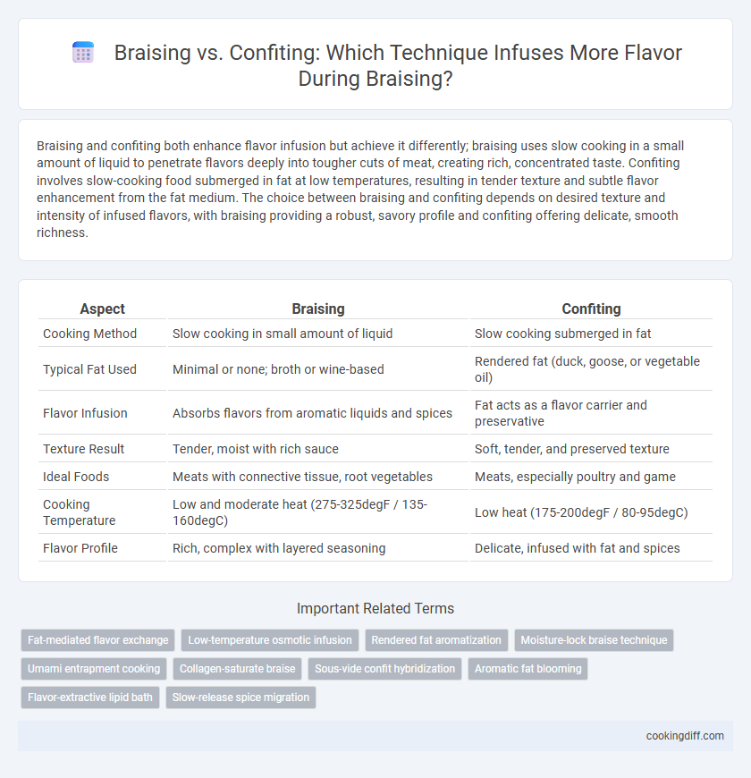 Braising vs. Confiting: Which Technique Infuses More Flavor During Braising?