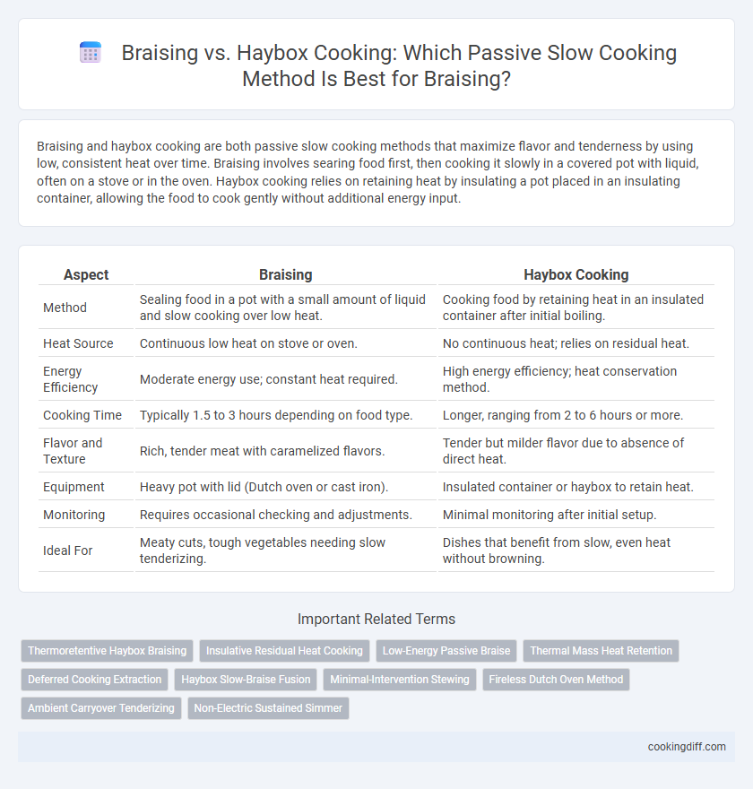 Braising vs. Haybox Cooking: Which Passive Slow Cooking Method Is Best for Braising?