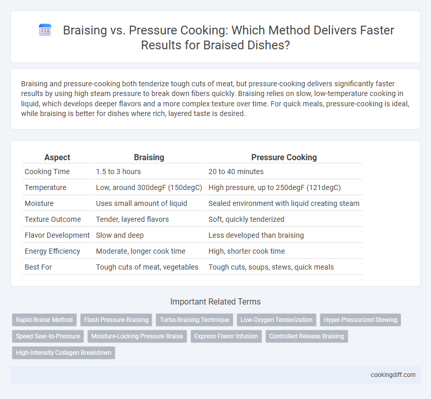 Braising vs. Pressure Cooking: Which Method Delivers Faster Results for Braised Dishes?