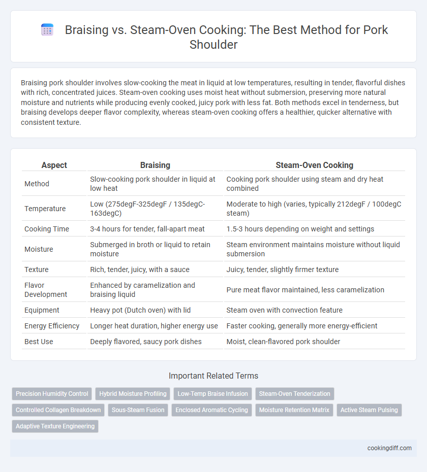 Braising vs. Steam-Oven Cooking: The Best Method for Pork Shoulder