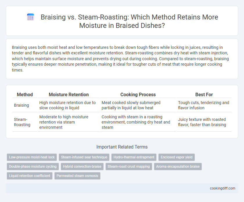 Braising vs. Steam-Roasting: Which Method Retains More Moisture in Braised Dishes?
