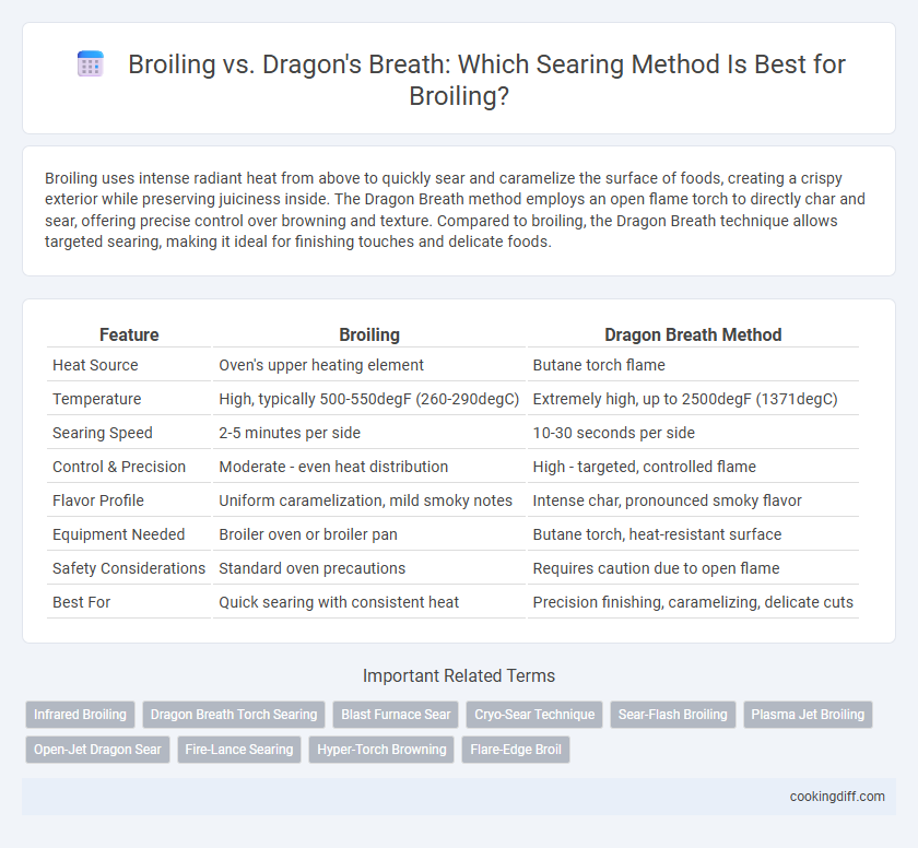 Broiling vs. Dragon's Breath: Which Searing Method Is Best for Broiling?