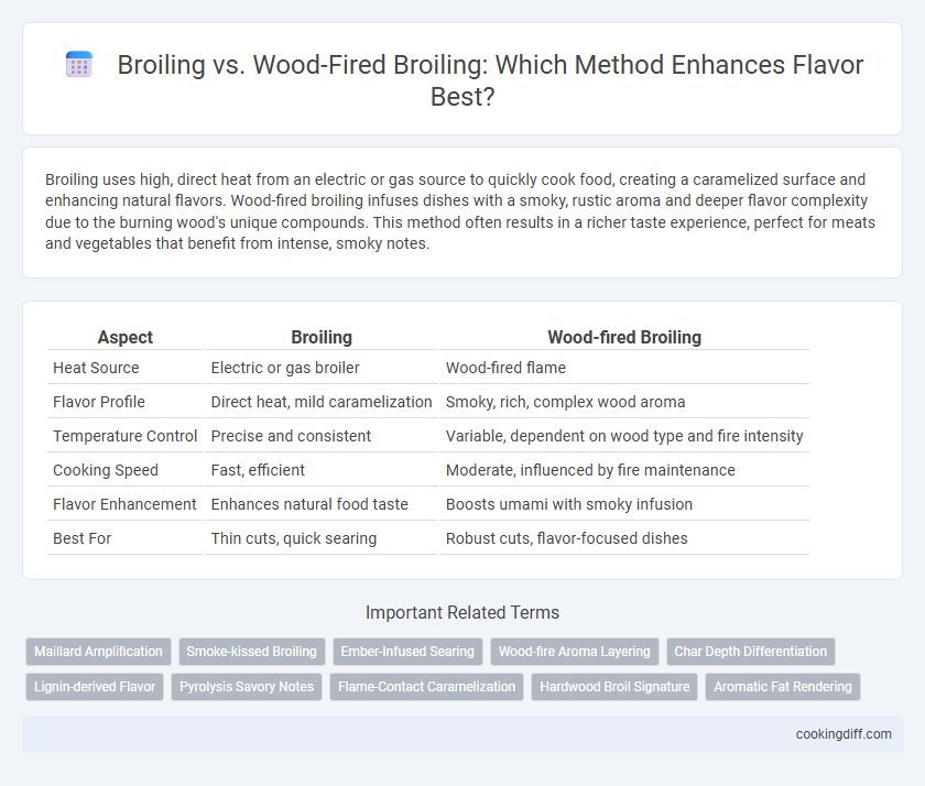 Broiling vs. Wood-Fired Broiling: Which Method Enhances Flavor Best?