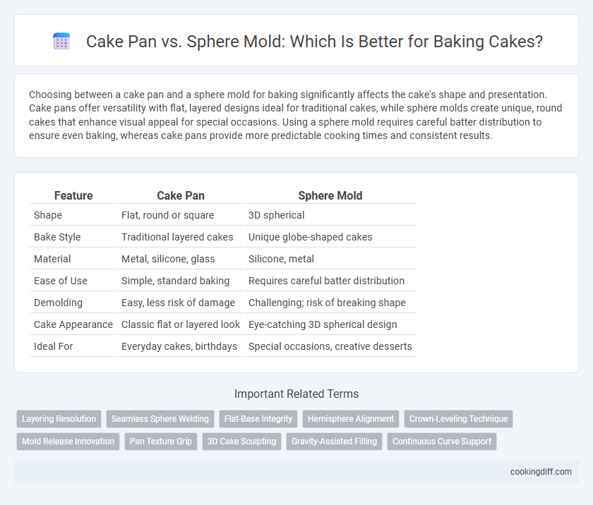 Cake Pan vs. Sphere Mold: Which Is Better for Baking Cakes?