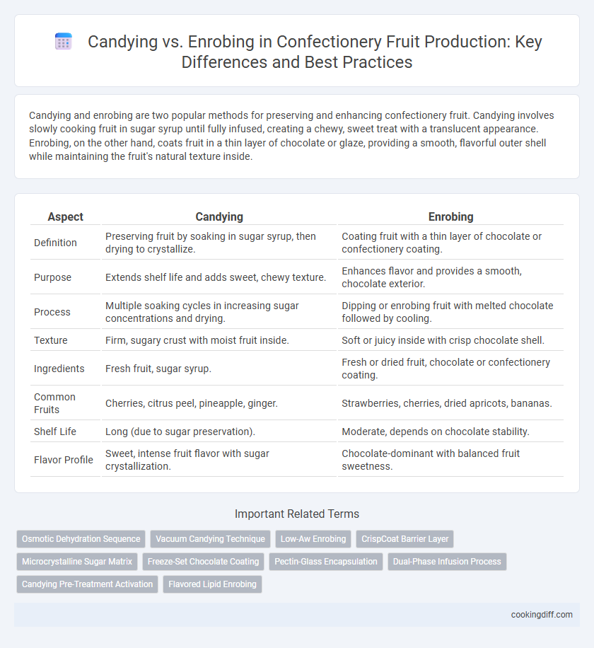 Candying vs. Enrobing in Confectionery Fruit Production: Key Differences and Best Practices