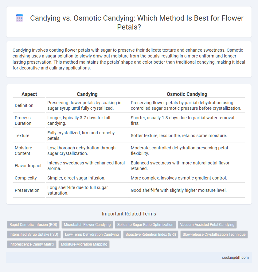 Candying vs. Osmotic Candying: Which Method Is Best for Flower Petals?
