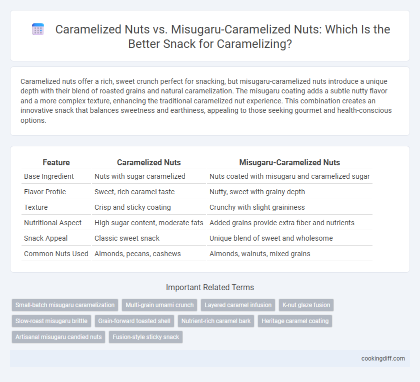Caramelized Nuts vs. Misugaru-Caramelized Nuts: Which Is the Better Snack for Caramelizing?
