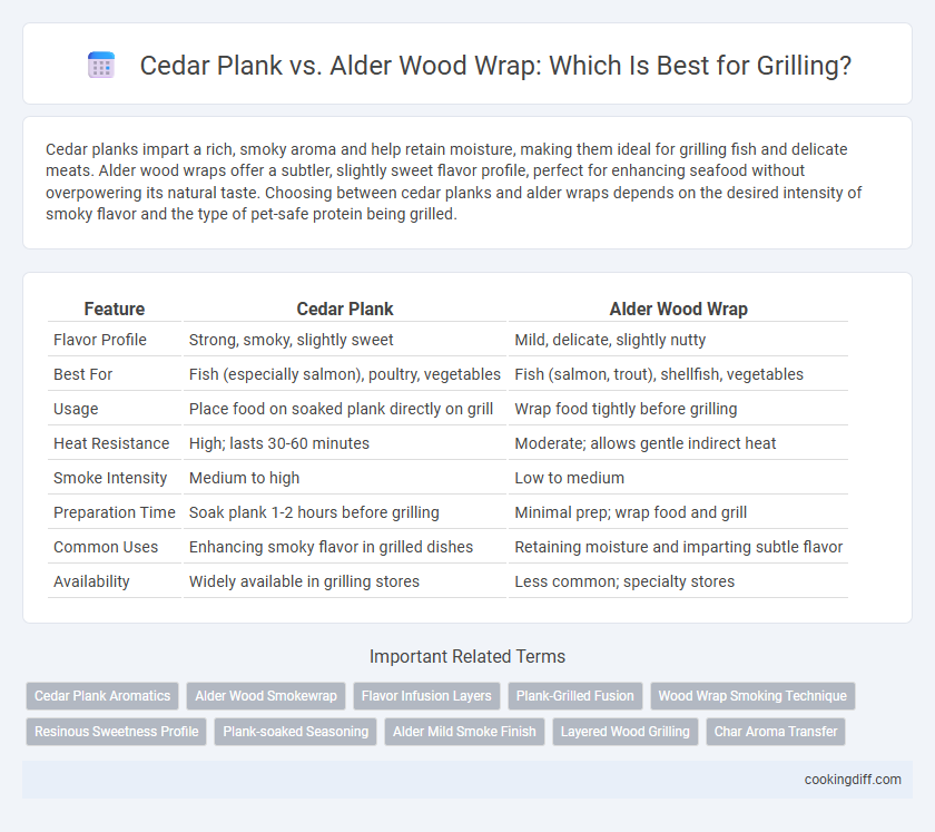 Cedar Plank vs. Alder Wood Wrap: Which Is Best for Grilling?