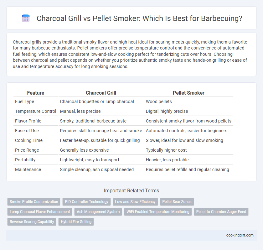 Charcoal Grill vs Pellet Smoker: Which Is Best for Barbecuing?