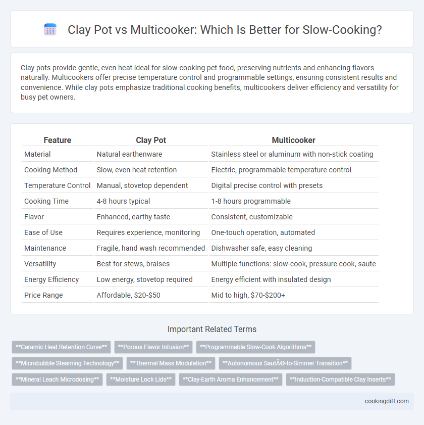 Clay Pot vs Multicooker: Which Is Better for Slow-Cooking?