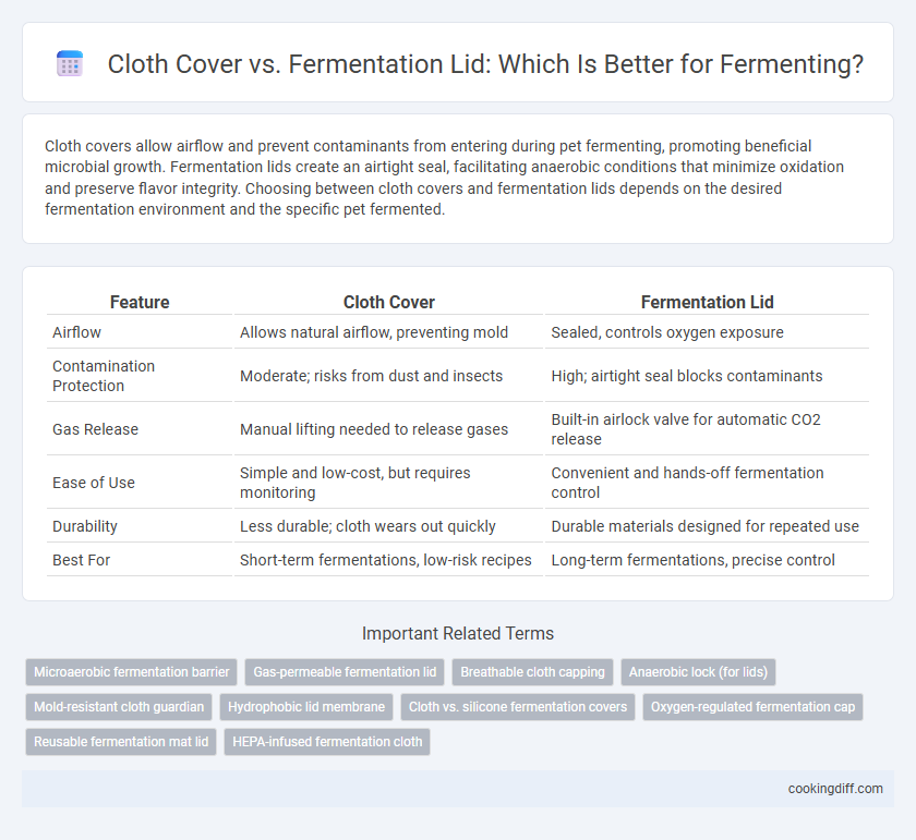 Cloth Cover vs. Fermentation Lid: Which Is Better for Fermenting?