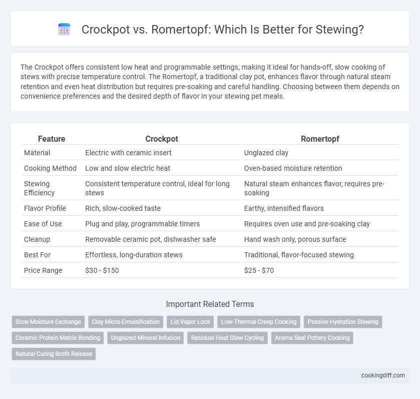 Crockpot vs. Romertopf: Which Is Better for Stewing?