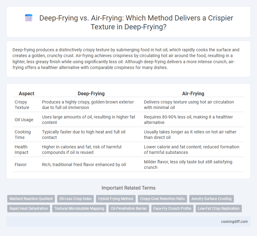 Deep-Frying vs. Air-Frying: Which Method Delivers a Crispier Texture in Deep-Frying?