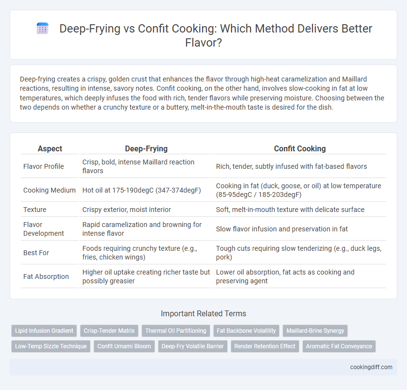 Deep-Frying vs Confit Cooking: Which Method Delivers Better Flavor?