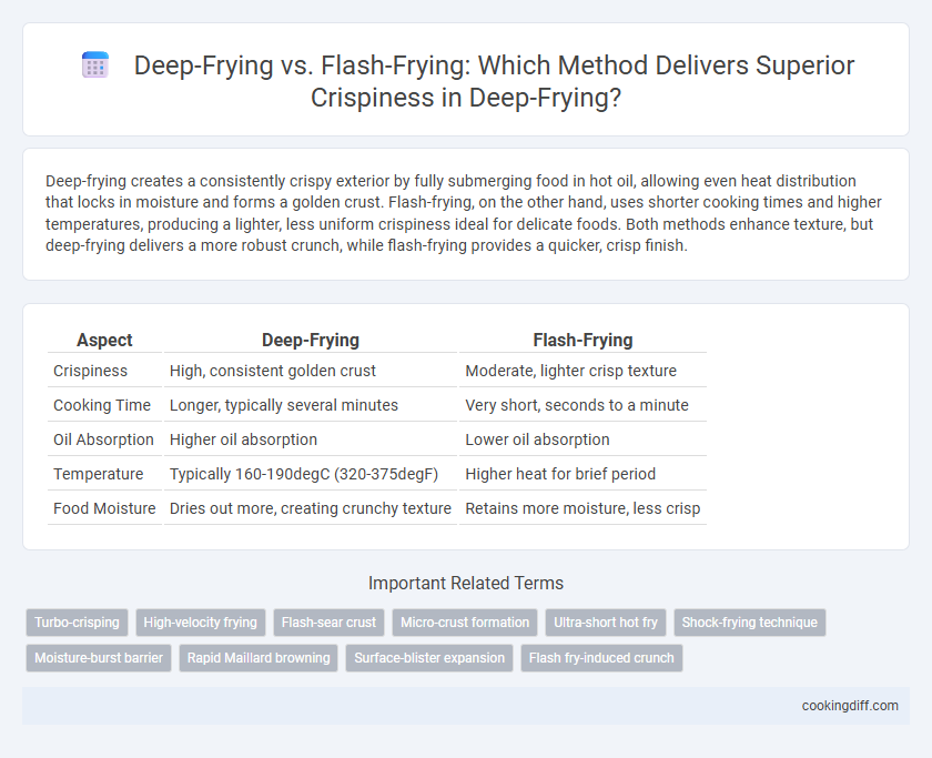 Deep-Frying vs. Flash-Frying: Which Method Delivers Superior Crispiness in Deep-Frying?