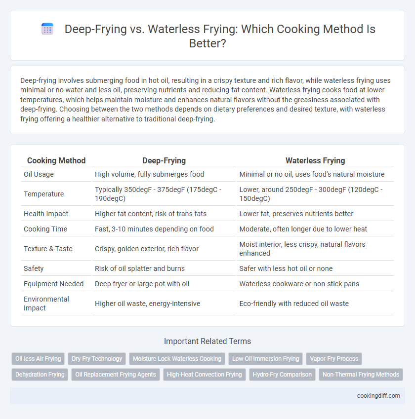 Deep-Frying vs. Waterless Frying: Which Cooking Method Is Better?