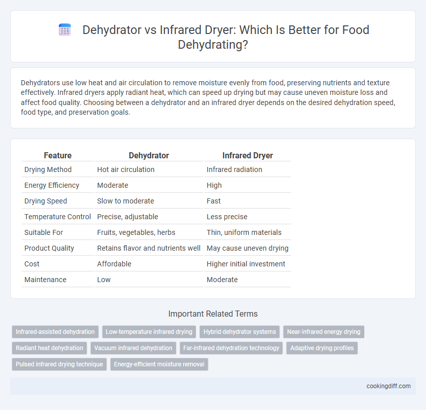 Dehydrator vs Infrared Dryer: Which Is Better for Food Dehydrating?