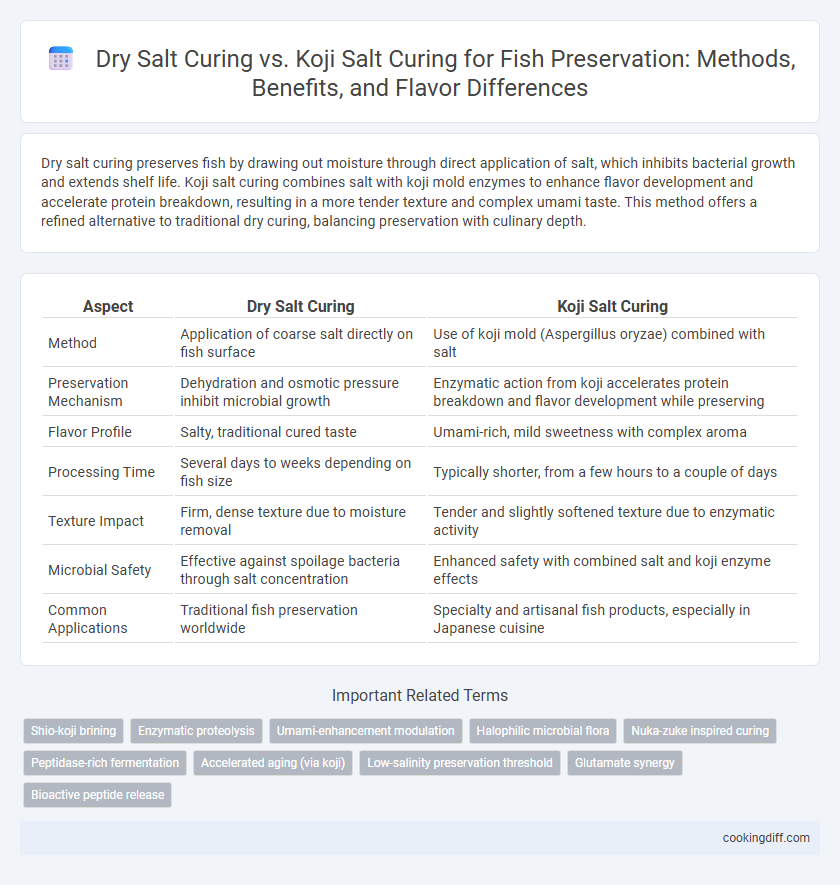 Dry Salt Curing vs. Koji Salt Curing for Fish Preservation: Methods, Benefits, and Flavor Differences