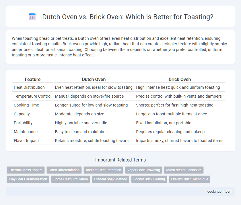 Dutch Oven vs. Brick Oven: Which Is Better for Toasting?