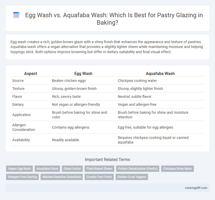 Egg Wash vs. Aquafaba Wash: Which Is Best for Pastry Glazing in Baking?