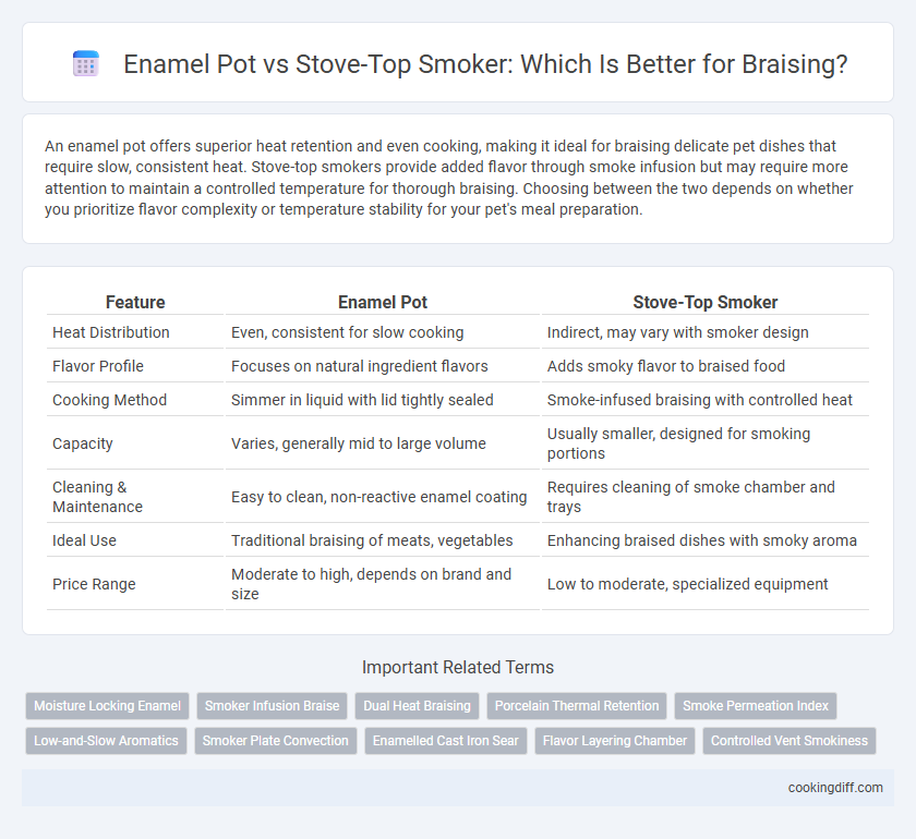 Enamel Pot vs Stove-Top Smoker: Which Is Better for Braising?