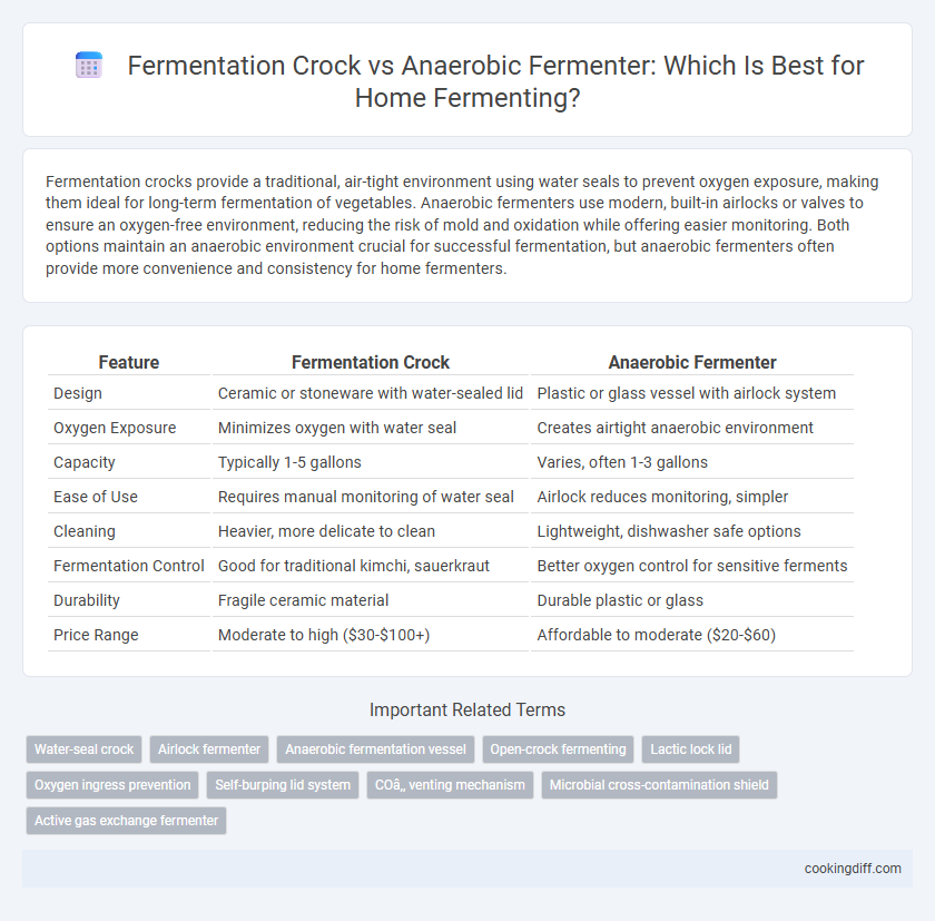 Fermentation Crock vs Anaerobic Fermenter: Which Is Best for Home Fermenting?