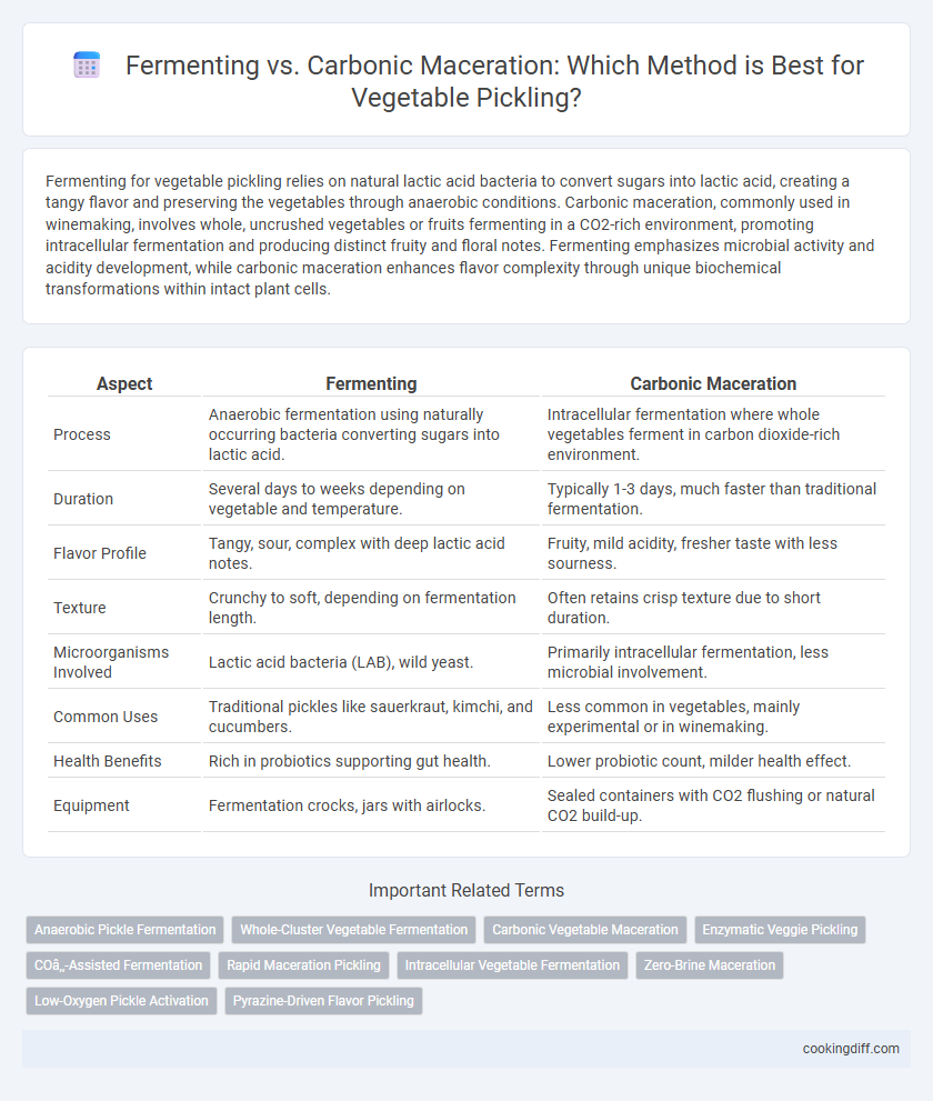 Fermenting vs. Carbonic Maceration: Which Method is Best for Vegetable Pickling?