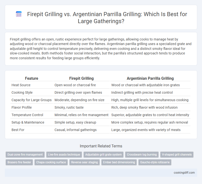 Firepit Grilling vs. Argentinian Parrilla Grilling: Which Is Best for Large Gatherings?