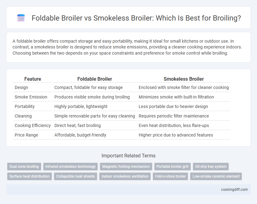 Foldable Broiler vs Smokeless Broiler: Which Is Best for Broiling?