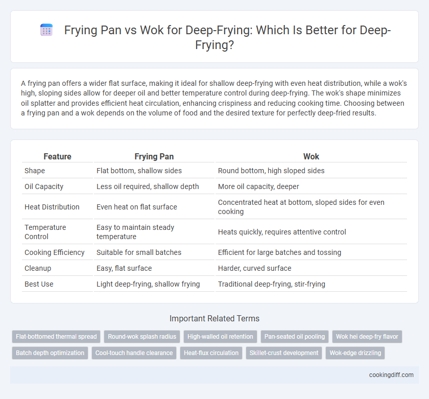 Frying Pan vs Wok for Deep-Frying: Which Is Better for Deep-Frying?
