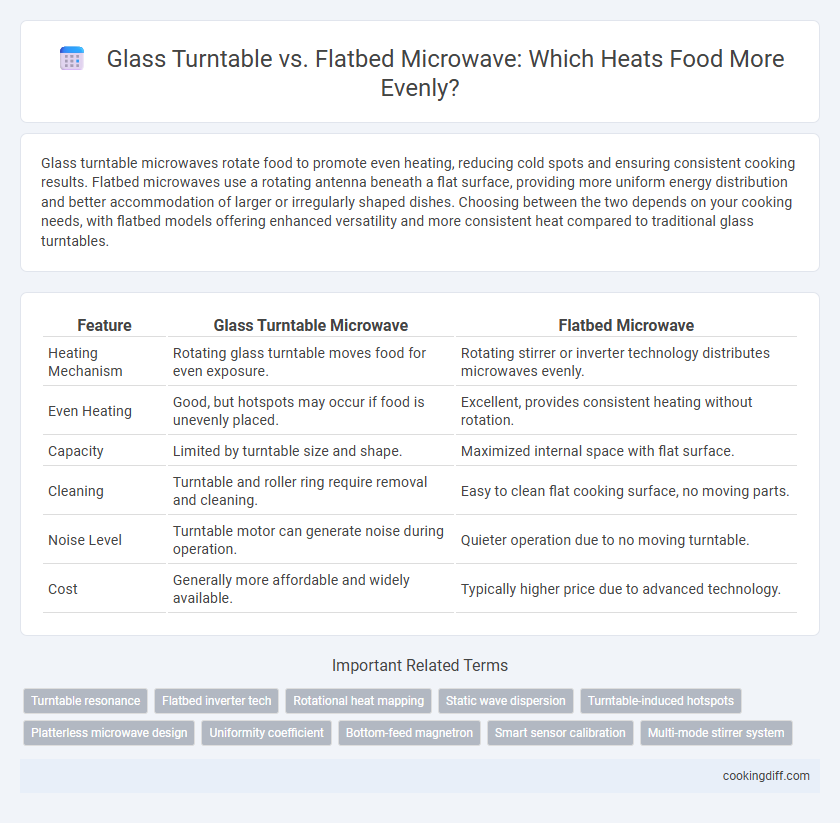 Glass Turntable vs. Flatbed Microwave: Which Heats Food More Evenly?