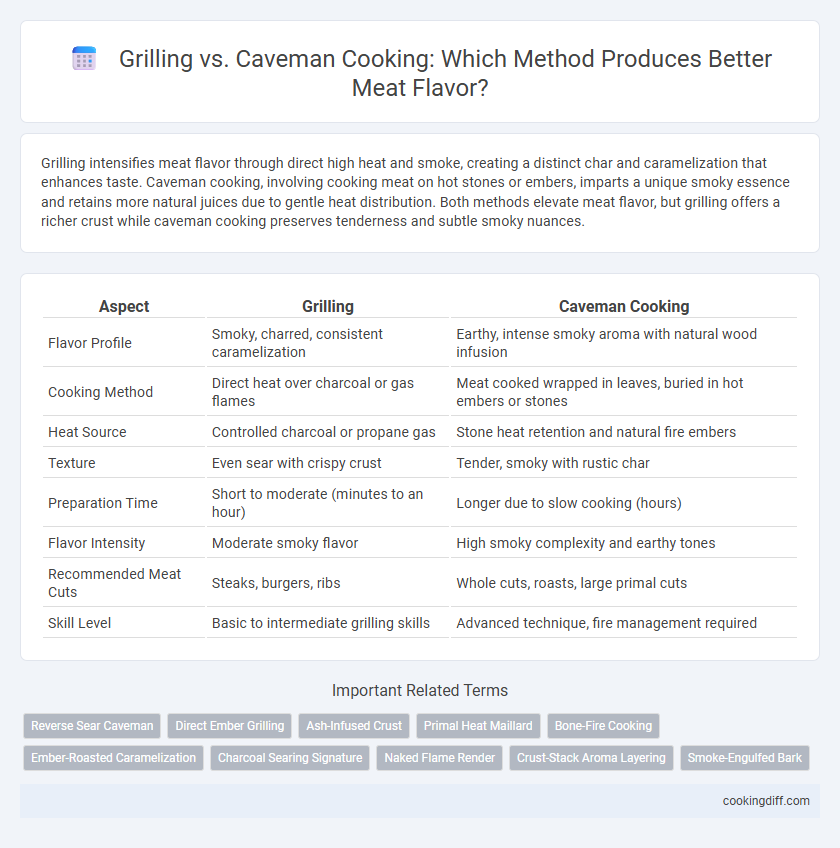 Grilling vs. Caveman Cooking: Which Method Produces Better Meat Flavor?