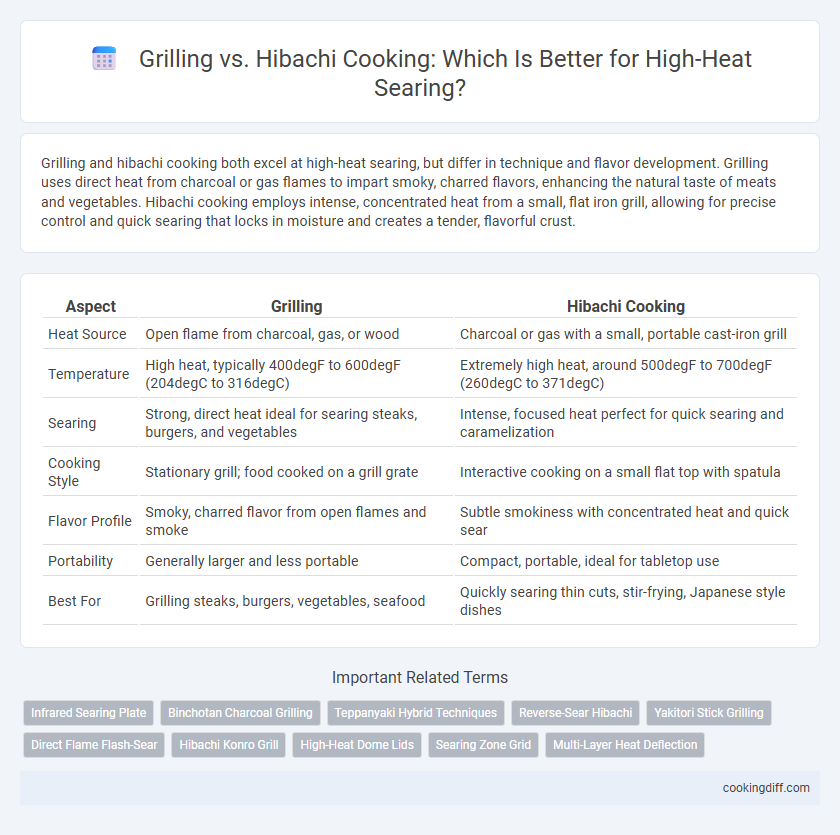 Grilling vs. Hibachi Cooking: Which Is Better for High-Heat Searing?