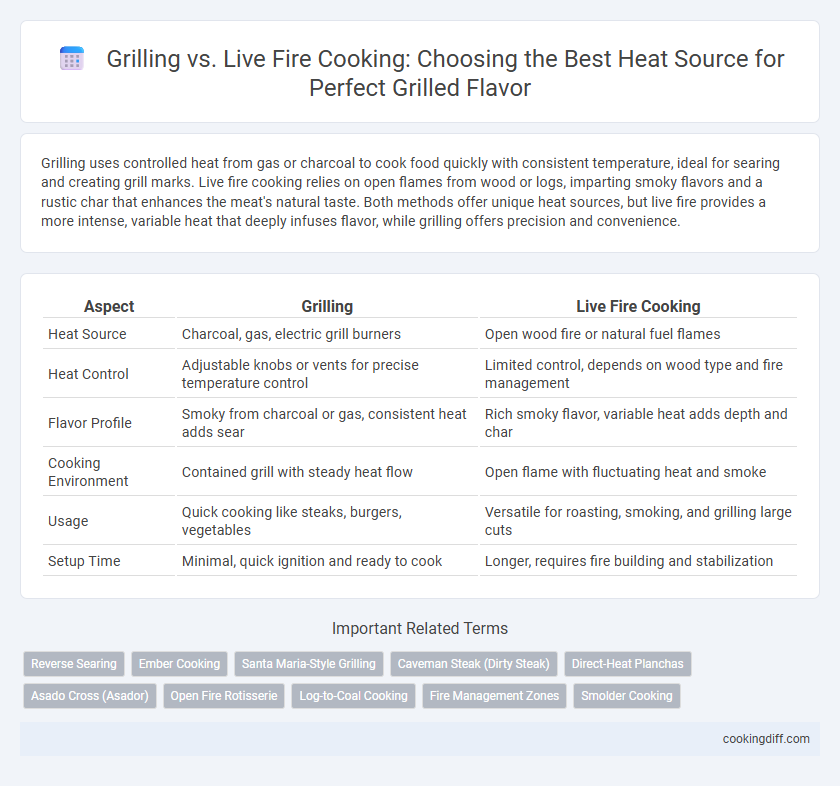Grilling vs. Live Fire Cooking: Choosing the Best Heat Source for Perfect Grilled Flavor
