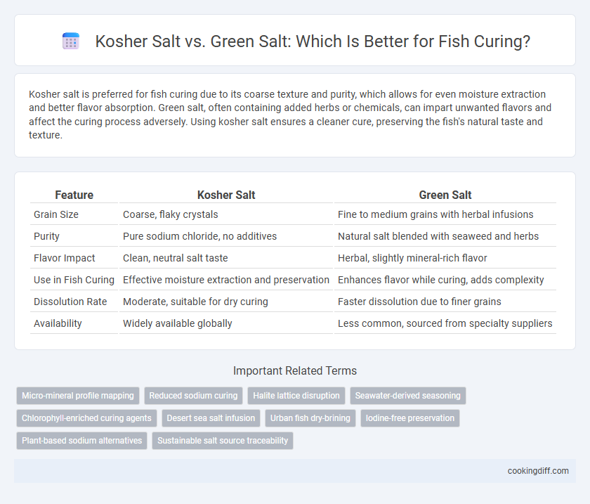 Kosher Salt vs. Green Salt: Which Is Better for Fish Curing?
