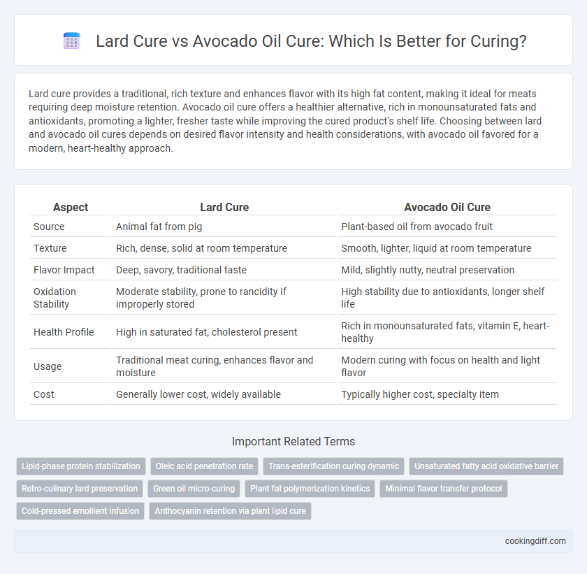 Lard Cure vs Avocado Oil Cure: Which Is Better for Curing?
