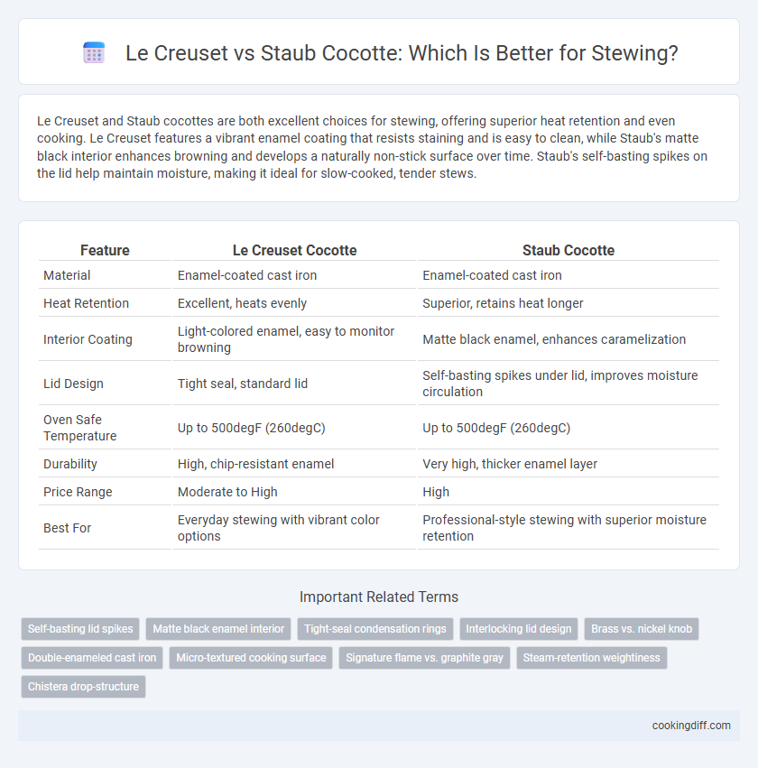 Le Creuset vs Staub Cocotte: Which Is Better for Stewing?