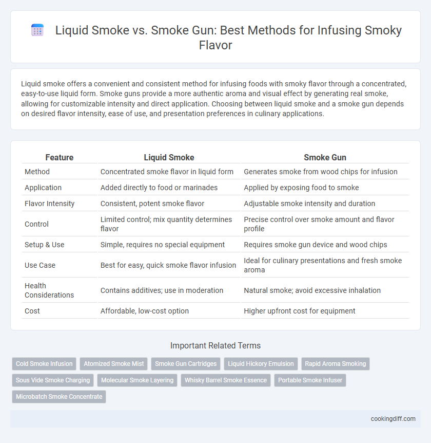 Liquid Smoke vs. Smoke Gun: Best Methods for Infusing Smoky Flavor