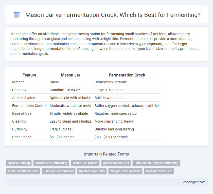 Mason Jar vs Fermentation Crock: Which Is Best for Fermenting?