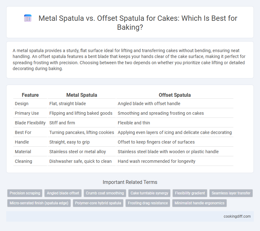 Metal Spatula vs. Offset Spatula for Cakes: Which Is Best for Baking?