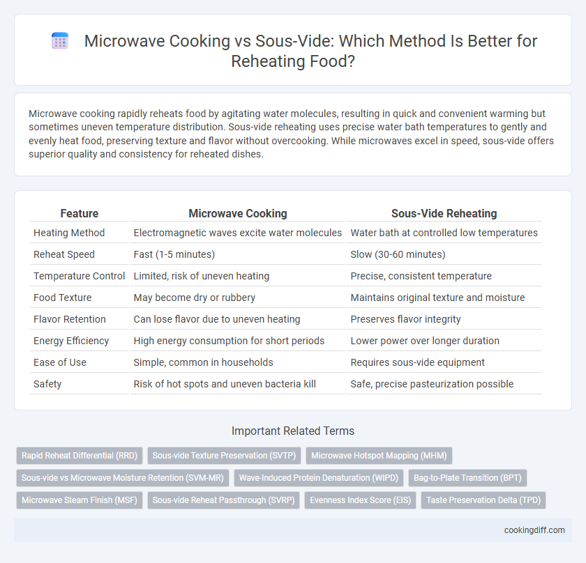 Microwave Cooking vs Sous-Vide: Which Method Is Better for Reheating Food?