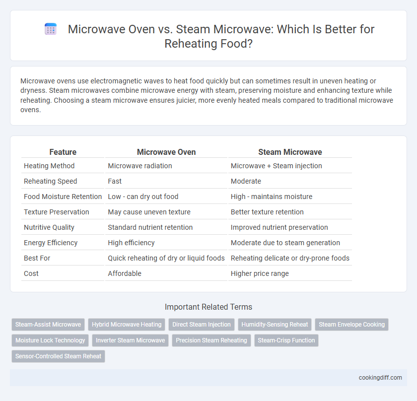 Microwave Oven vs. Steam Microwave: Which Is Better for Reheating Food?