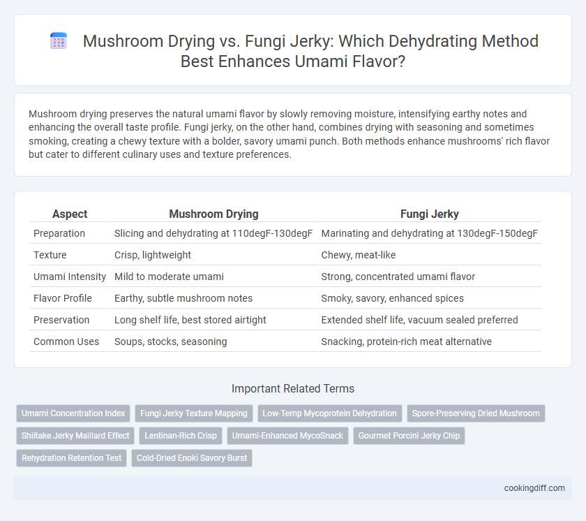 Mushroom Drying vs. Fungi Jerky: Which Dehydrating Method Best Enhances Umami Flavor?