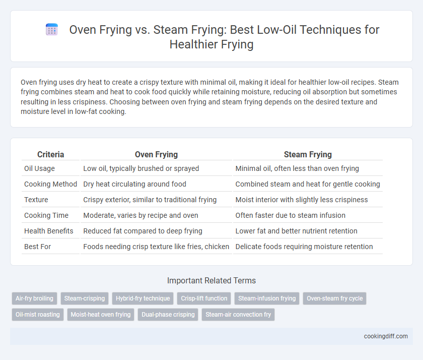 Oven Frying vs. Steam Frying: Best Low-Oil Techniques for Healthier Frying