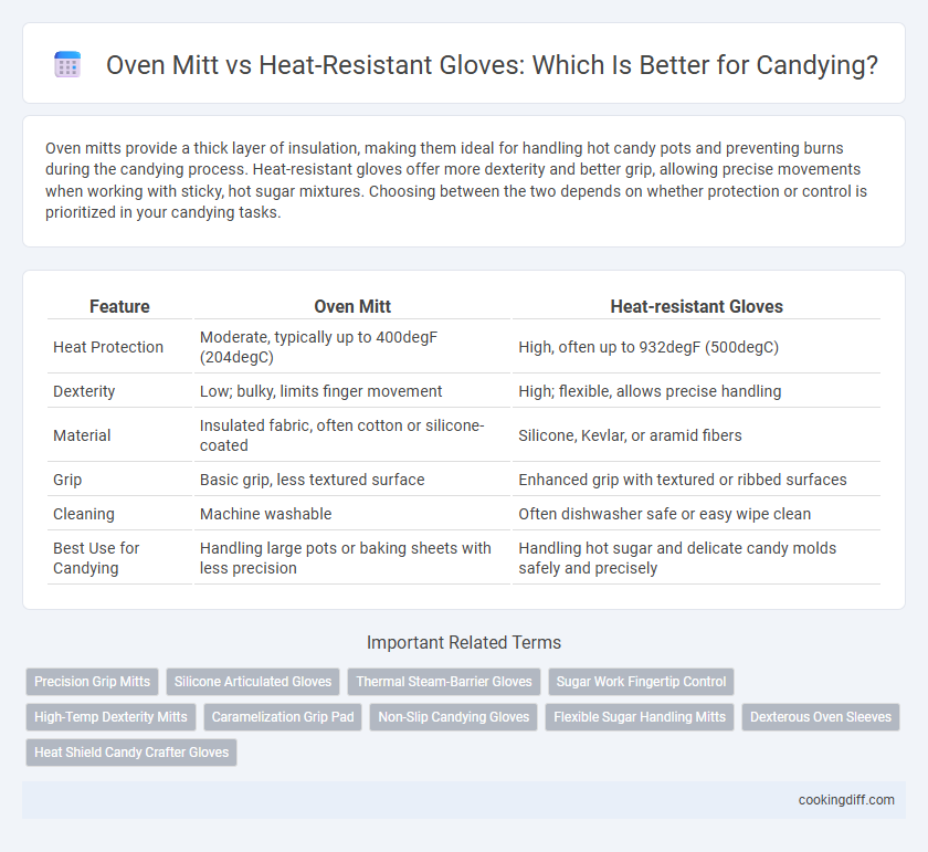 Oven Mitt vs Heat-Resistant Gloves: Which Is Better for Candying?